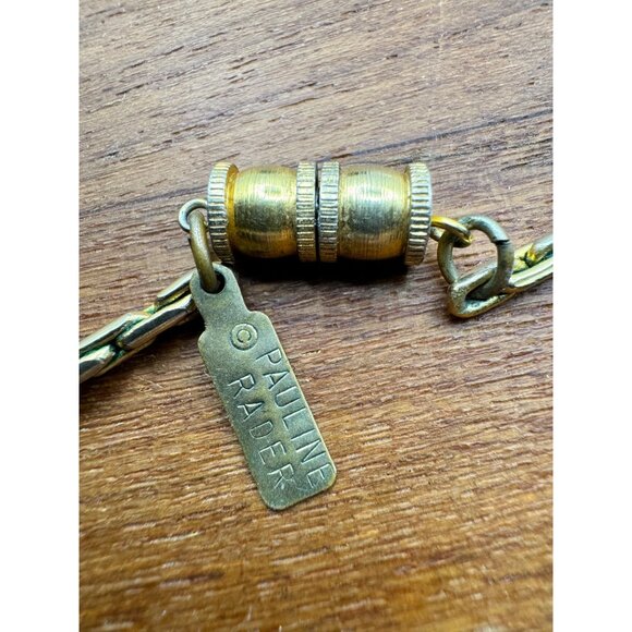 Pauline Rader Gold Turquoise Necklace - Picture 3 of 4